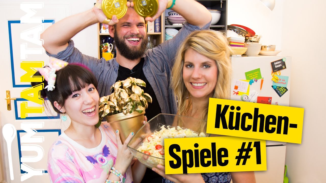 Lustige Küchenspiele // griechischer Nudelsalat // #yumtamtam