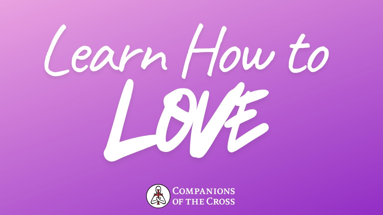 Learn How to Love - Homily of the Week (Fr. Sebastian Muggeridge, CC)