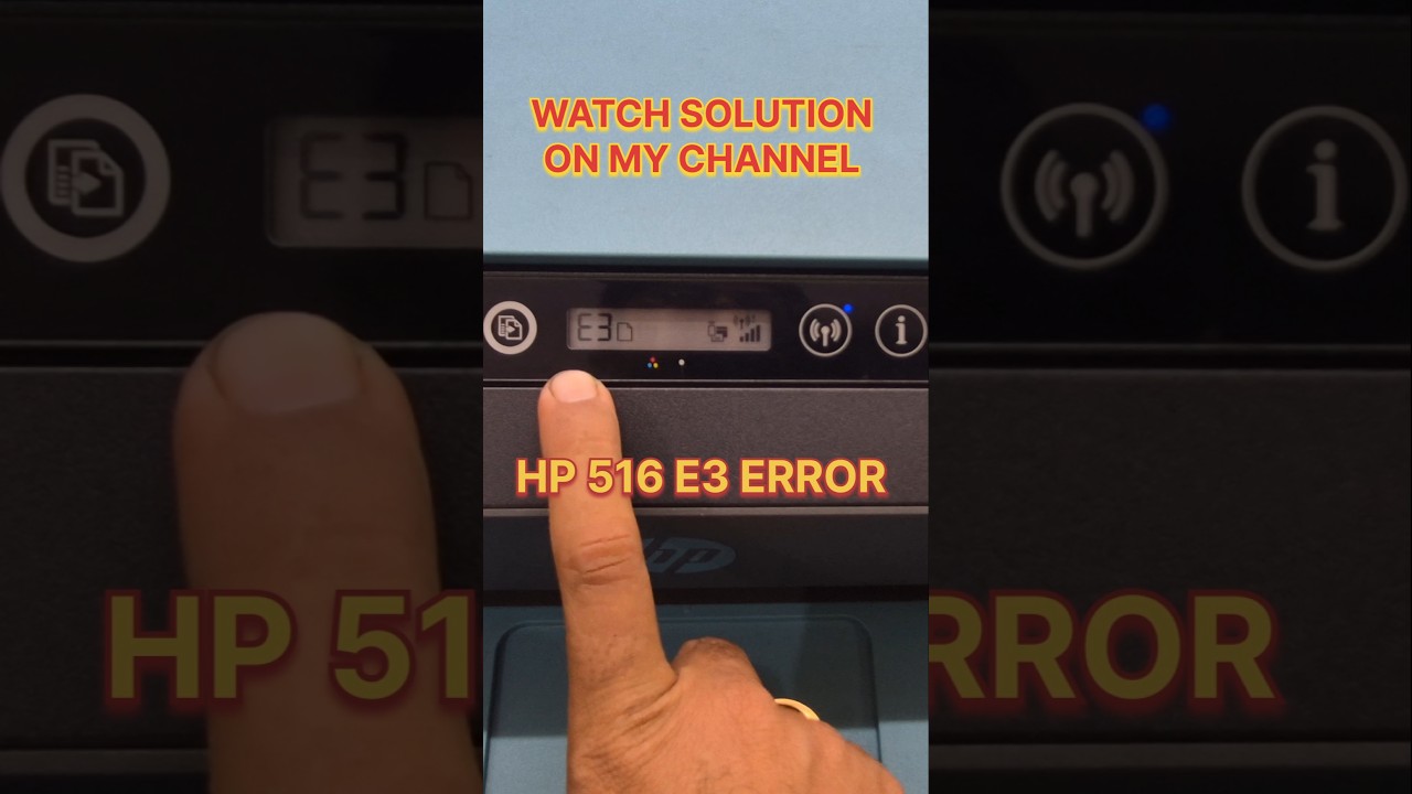 hp 516 e3 error | hp 515 e3 error | hp e3 error solution #hp #printer #shortsfeed #yt