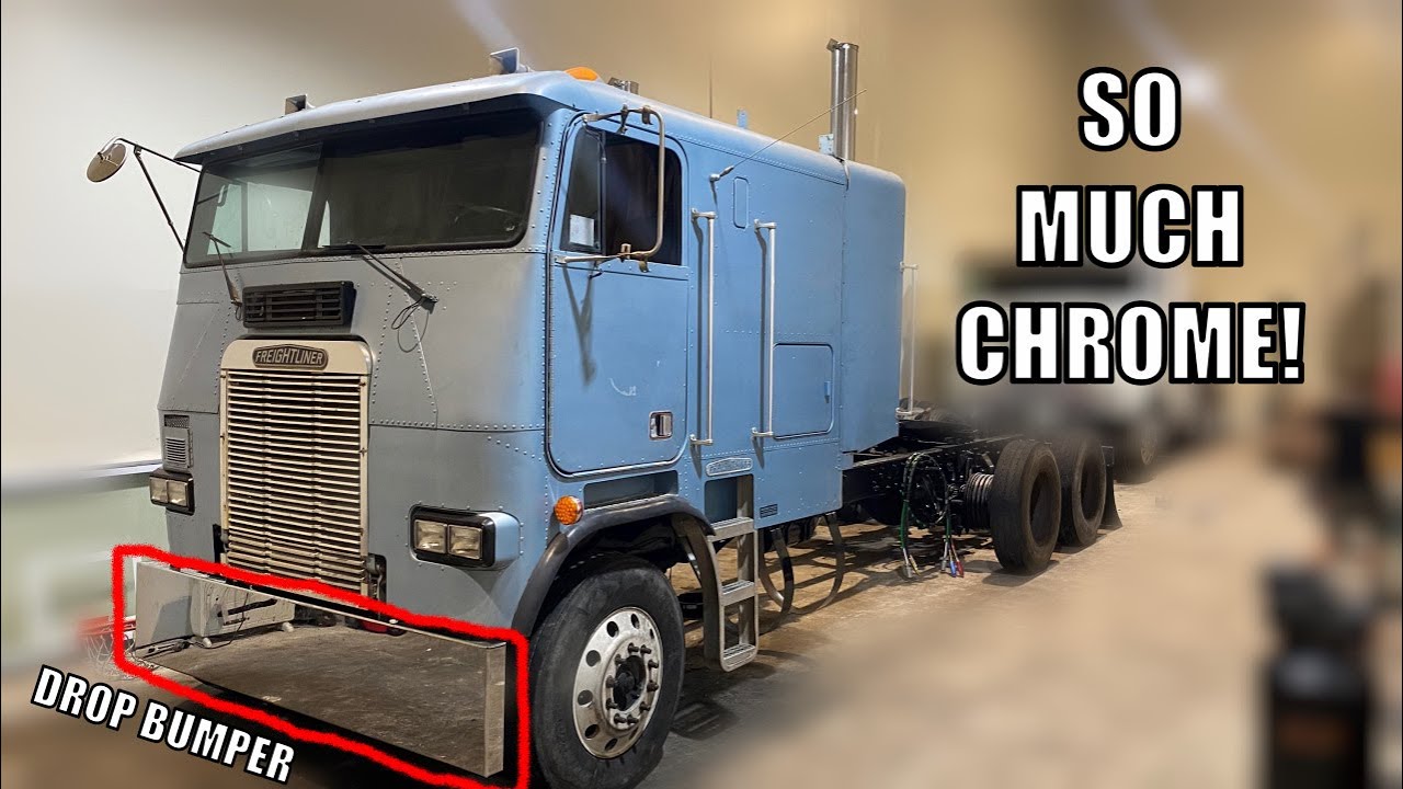 Massive Drop Bumper for Cabover Freightliner, plus More CHROME!