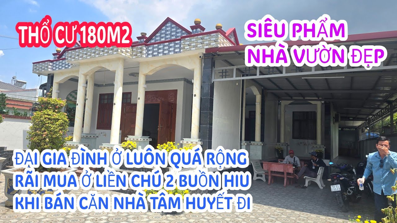MS:25378 Khu nhà vườn nghỉ dưỡng đẹp như tranh - Thổ cư 180m2 xã bình nhì xem mua liền.