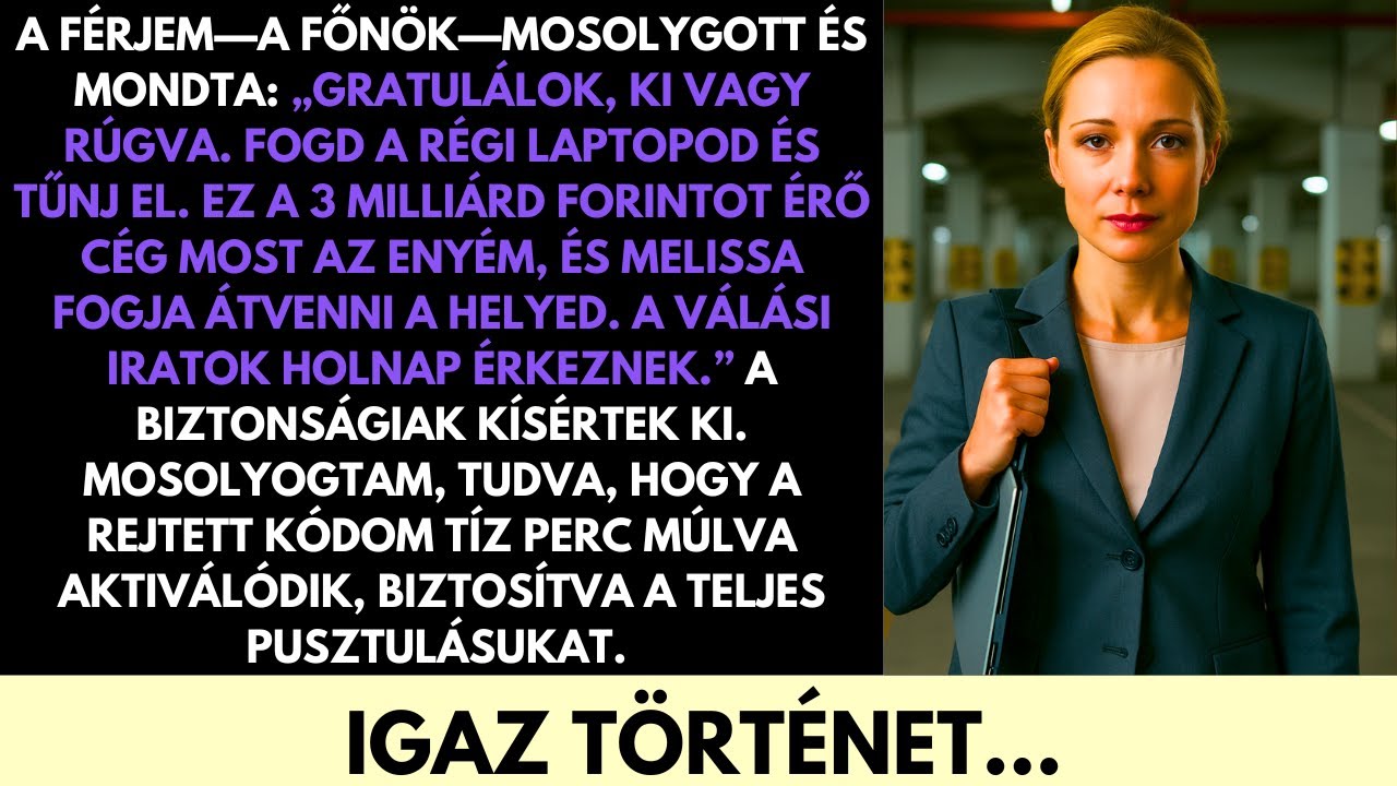 CEO Férjem A Szeretője Miatt Kirúgott — Titkos Kódom Lerombolta 3 Milliárd Ft Birodalmát