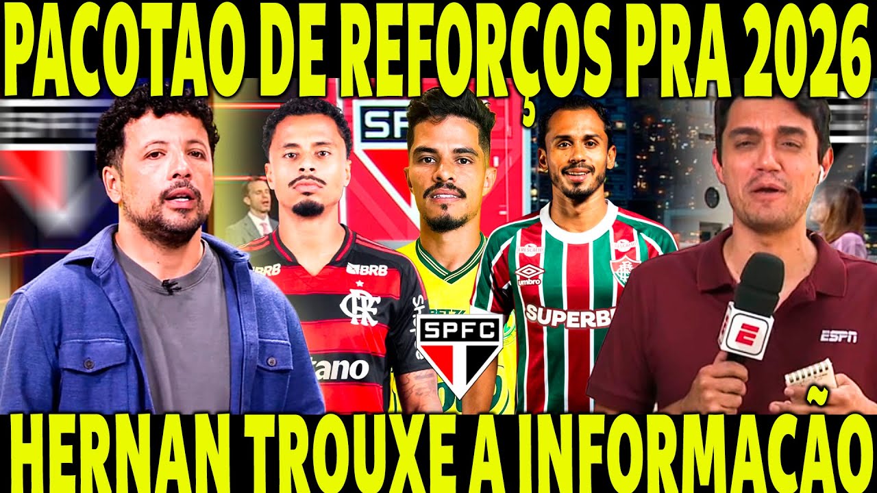 REFOR&Ccedil;OS PRA 2026! ANDR&Eacute; HERNA TROUXE A INFORMA&Ccedil;&Atilde;O! ALLAN CHEGANDO NO S&Atilde;O PAULO!