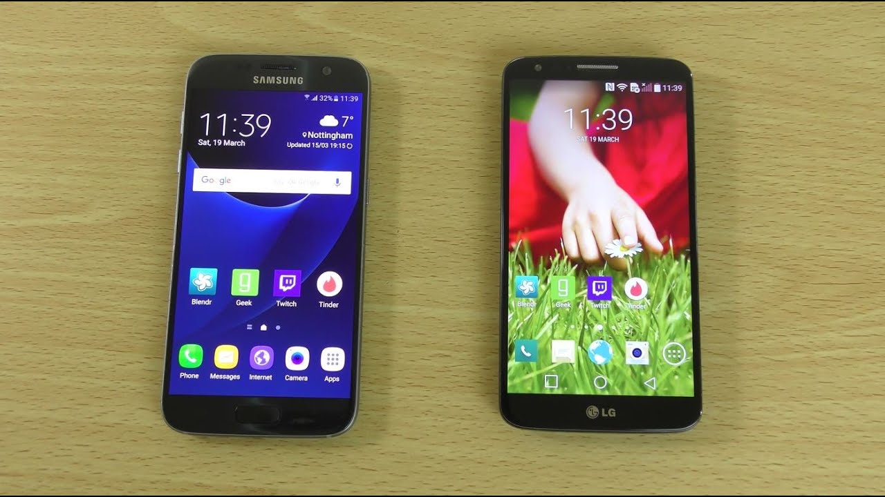 Samsung Galaxy S7 против LG G2 — тест скорости!