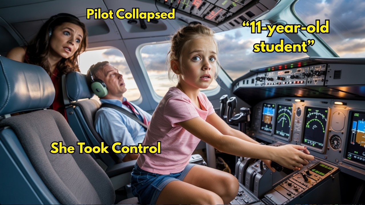 “11-Year Kid Lands Passenger Jet Alone — 236 Lives Saved During Emergency! ✈️