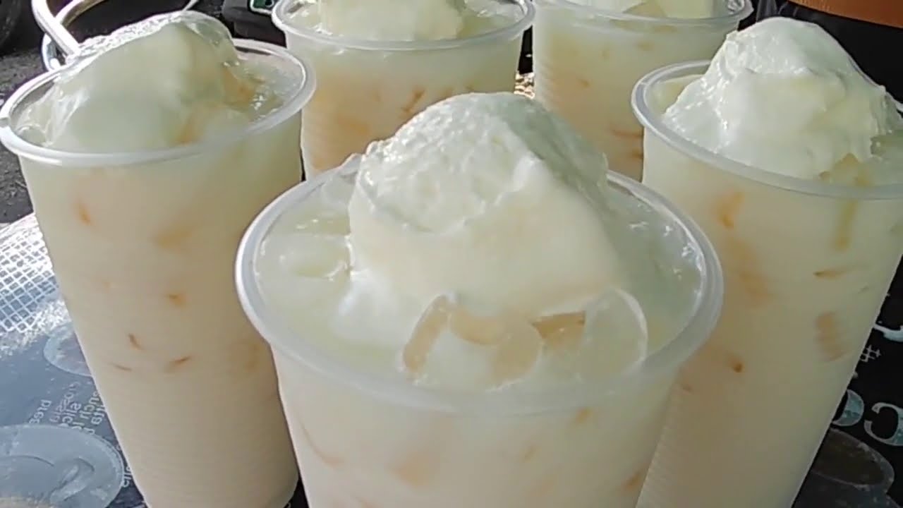 Yus COCONUT SHAKE Viral - Coconut MilkShake | Malaysia Street Food