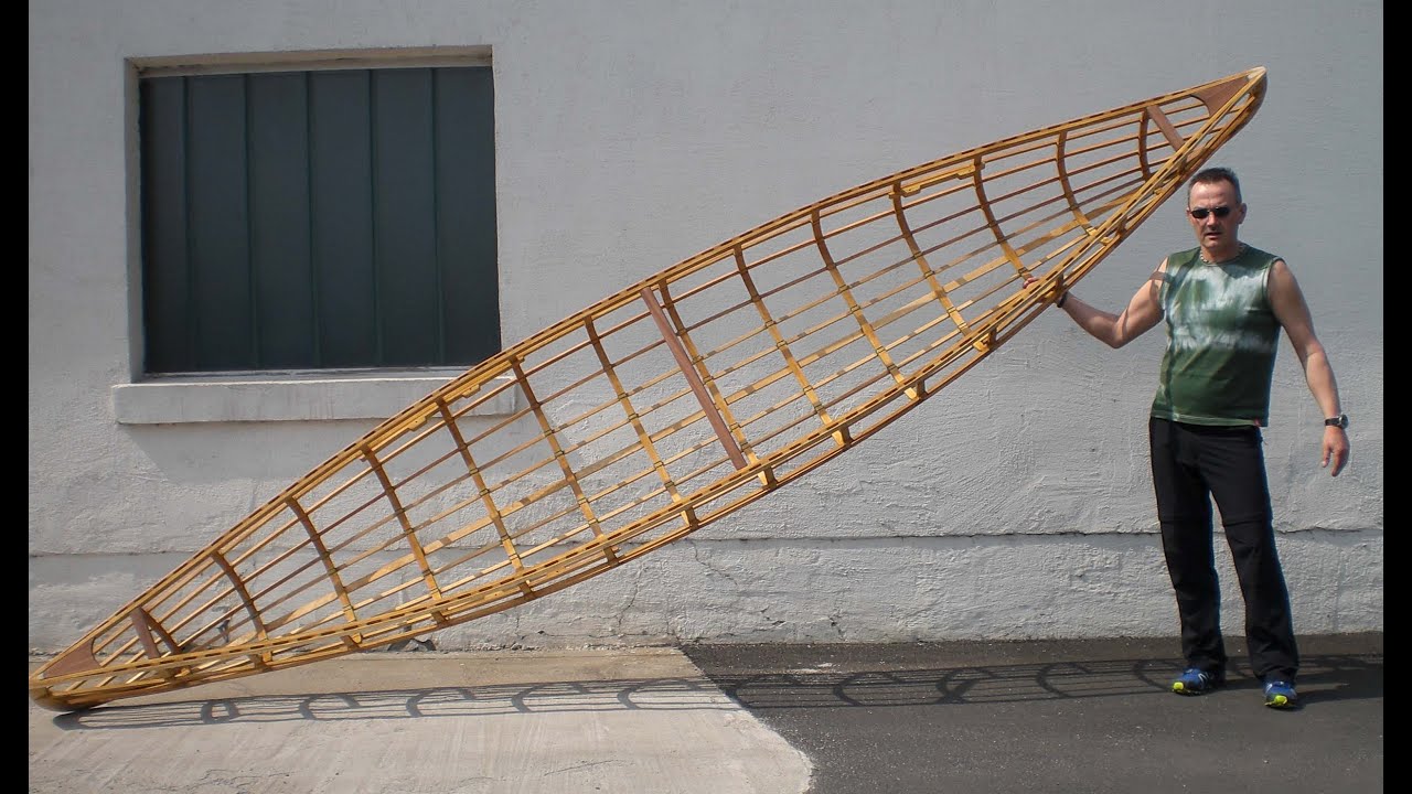 Kanu / Canadier bauen - canoe build - Skin on Frame Prospector No.3