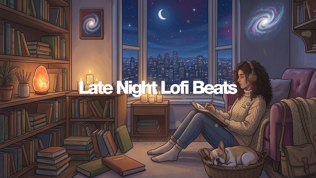 🌙 Late Night Lofi Beats  Relaxing Study & Focus