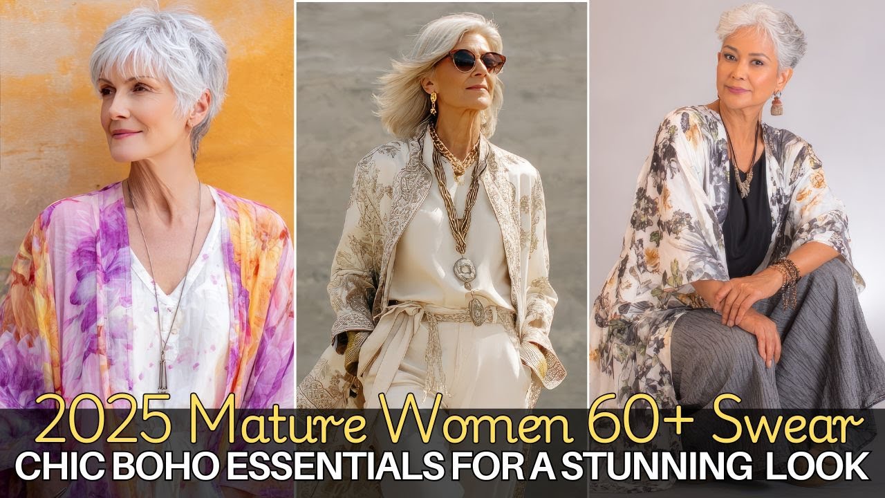 ☀️ Mature Women 60+ Swear by These Chic Boho Essentials for a Stunning 2025 Look