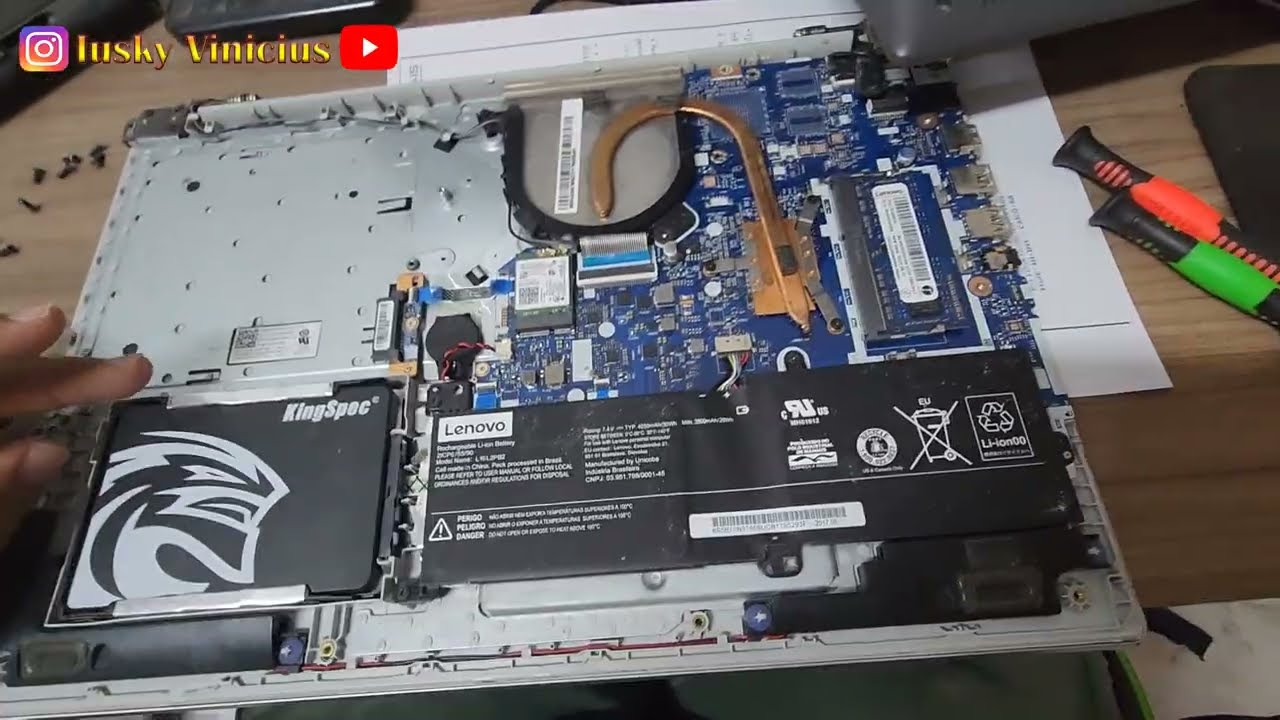 MELHORANDO E TESTANDO MELHORIAS NO NOTEBOOK IDEALPAD LENOVO