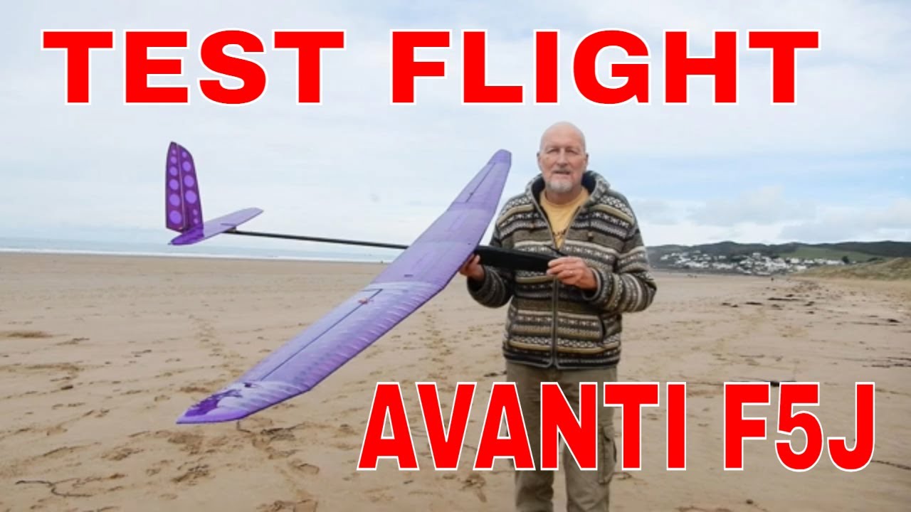 Тестовый полет планера Avanti F5J Competion WOW