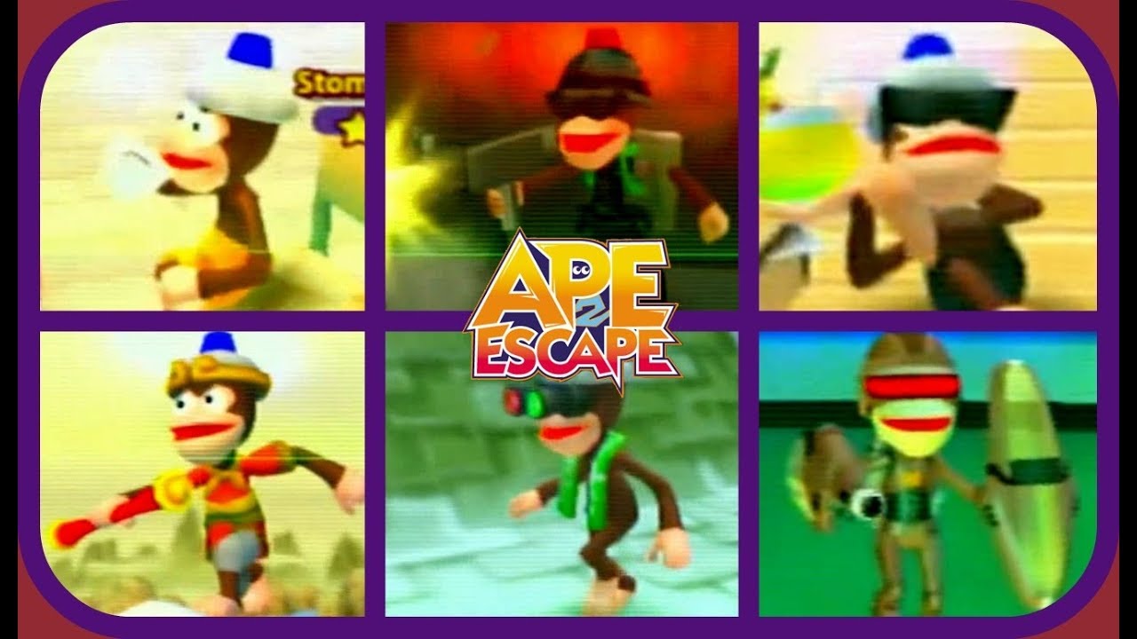 Ape Escape 2-All Monkey Descriptions