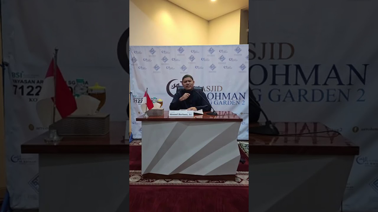 Kajiab Kitab Al Jami Syarah Bulughul Maram | Ustadz Ahmad Burhani Lc., M.H.I