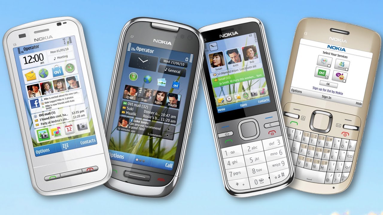 Эволюция телефонов Nokia Cseries (2009 - 2010)