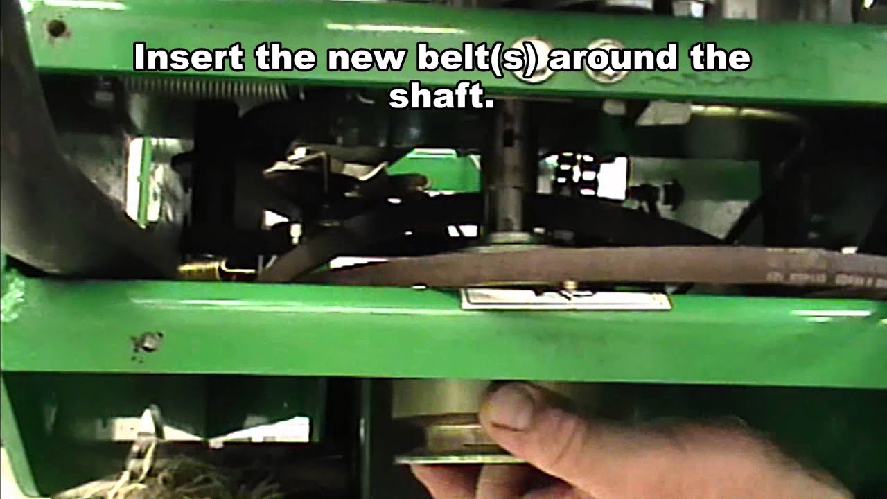 SC180 Belt Replacement Video