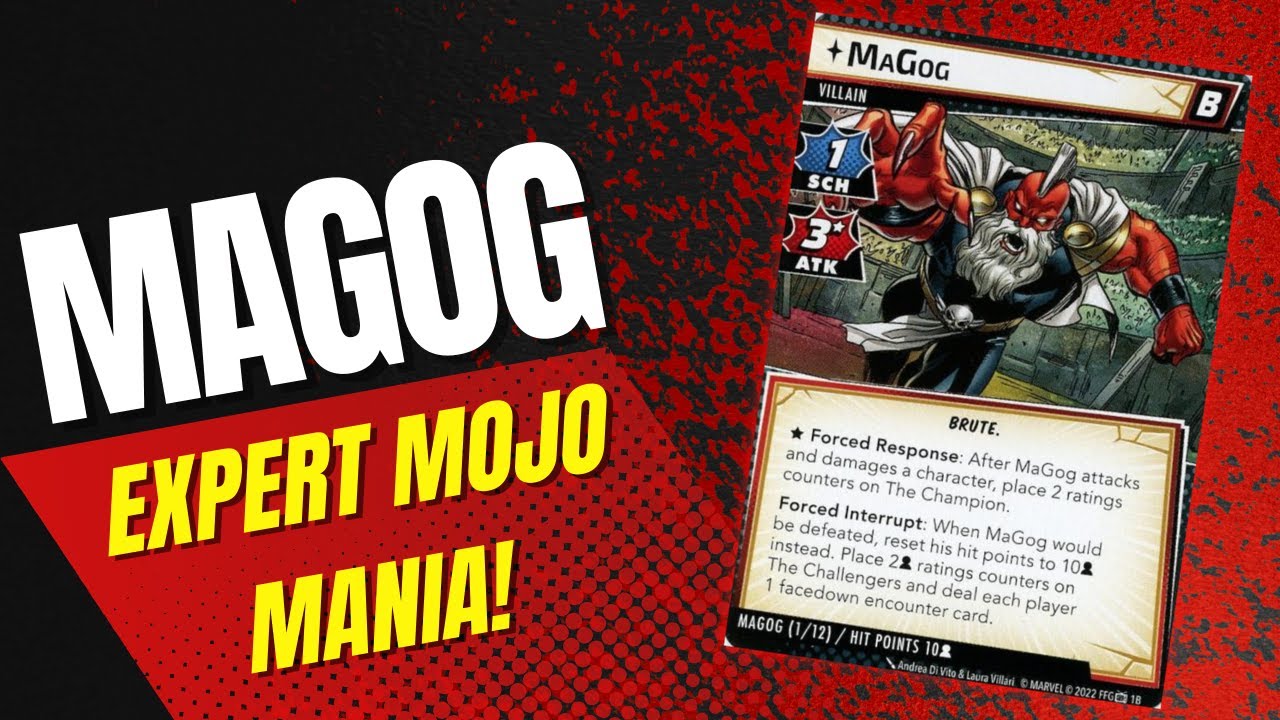 Marvel Champions - Expert Mojo Maina Game 1 - Magog!