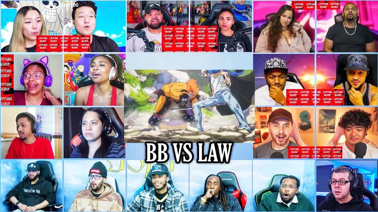 Blackbeard VS Law Reaction Mashup  | One Piece Episode 1093