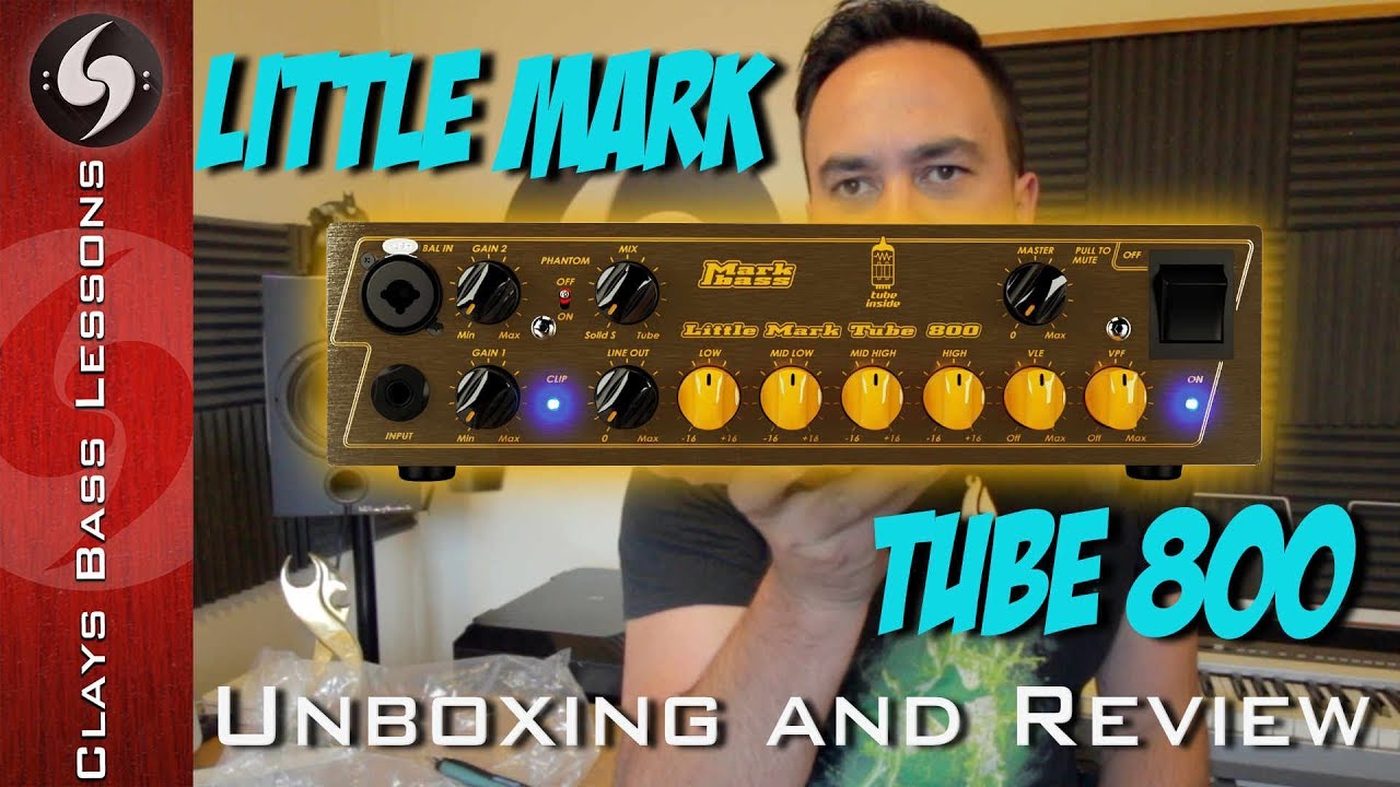 MARK BASS Little Mark Tube 800: распаковка и обзор