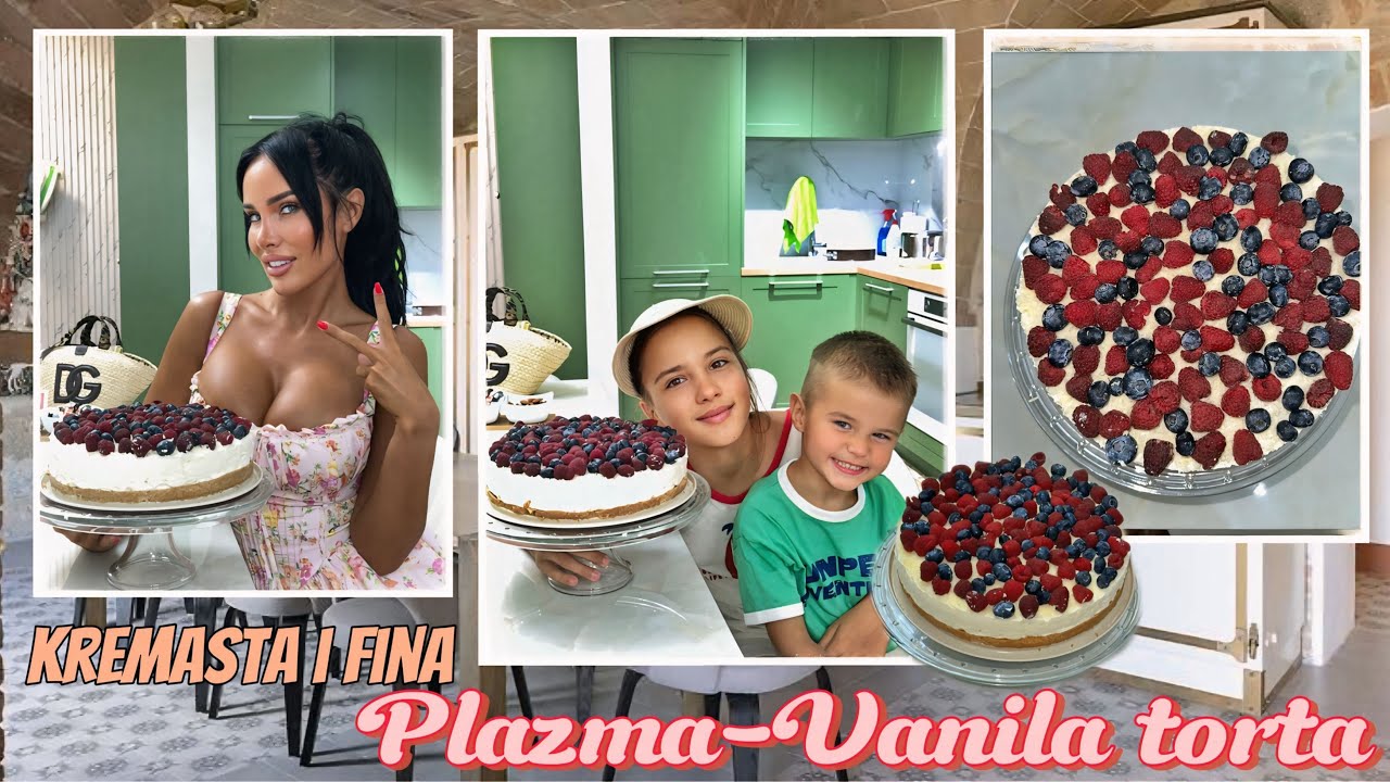 Kremasta i fina - letnja i osvežavajuća Plazma-Vanila torta!🥰 Pravimo zajedno u mojoj novoj kuhinji