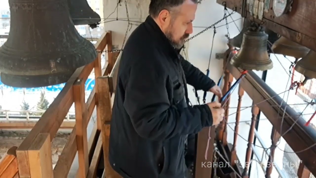 Алексей Васильев, колокольный звон в праздник Иверской иконы Божией Матери, Курск 25.02.2025