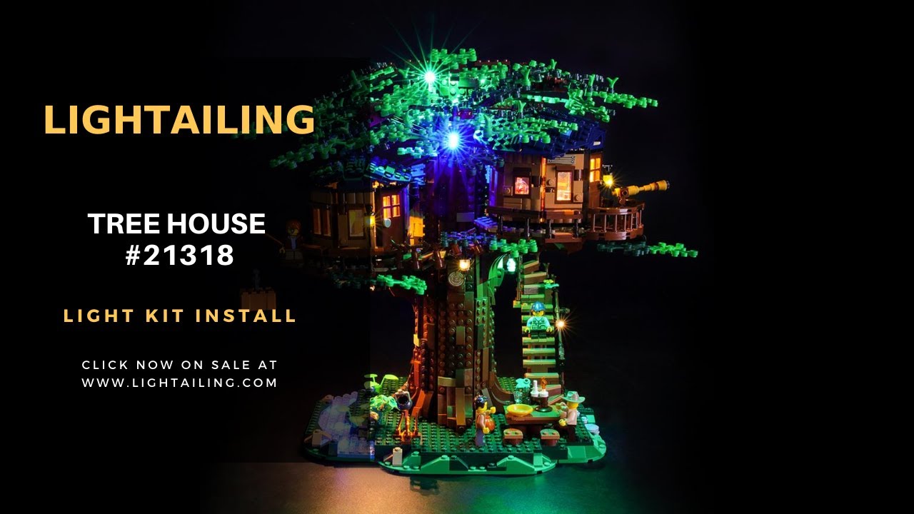 【LGK82 Installation Video】Lightailing - Lego Ideas Tree House 21318