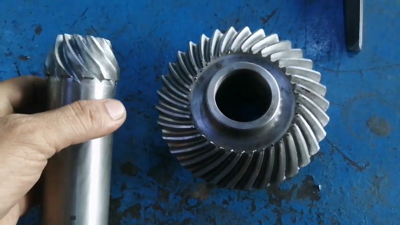 manufacturing of the HELICAL BEVEL GEAR HELIX AND SPIRAL GEAR
