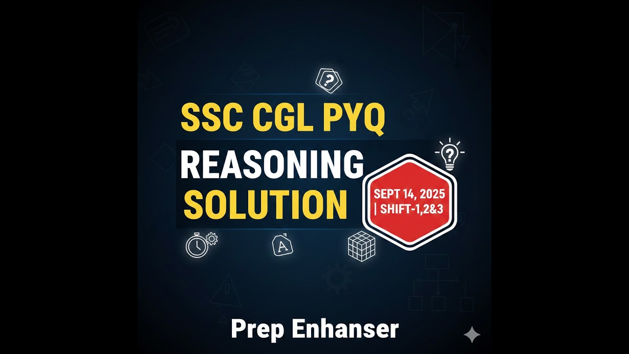 CGL 2025 SOLUTION SERIES September 14 shift 1, 2& 3 #ssccgl #ssc #sscexam #mts #gd #sscgd #sscchsl