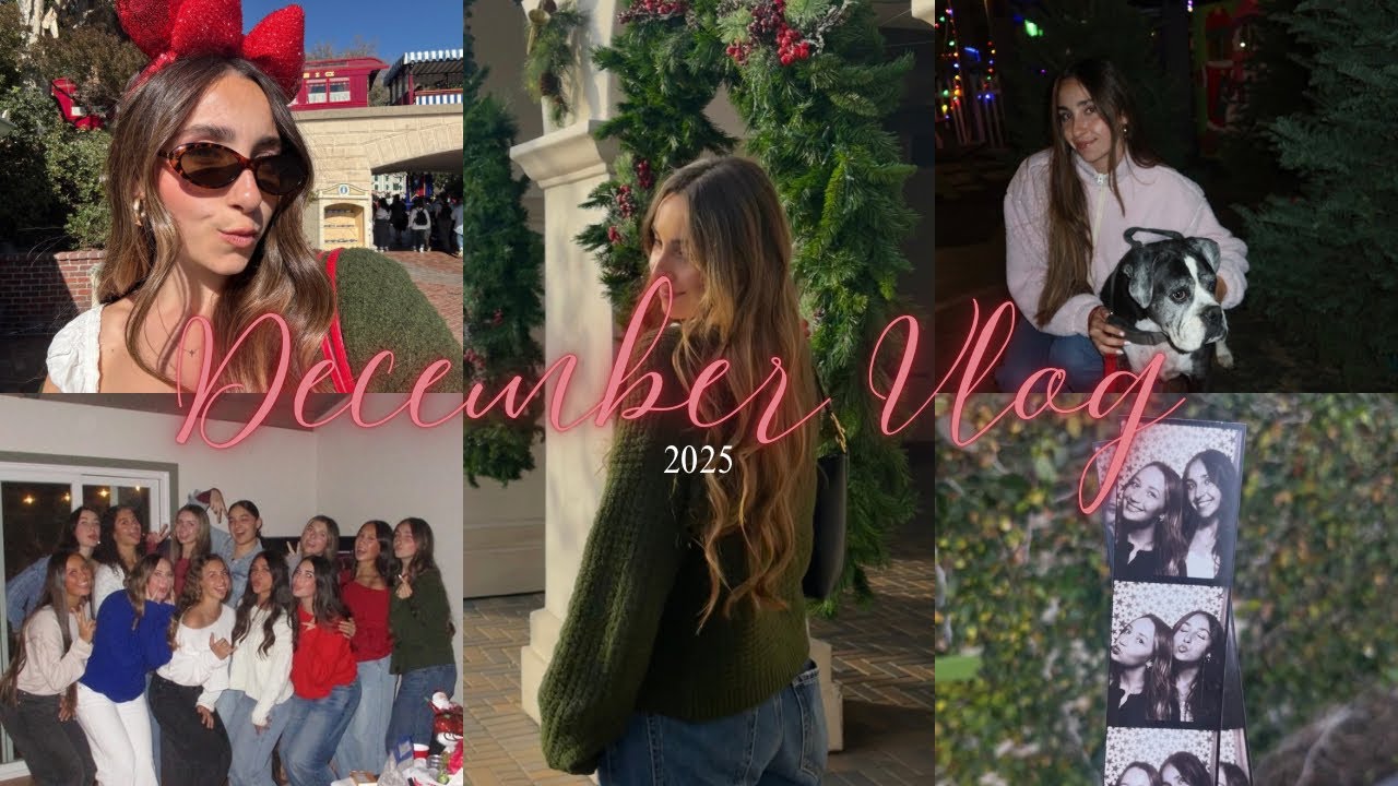December Vlog 2025 🎄🎁✨ // time with fam & friends // vintage photo booths // christmas activities 