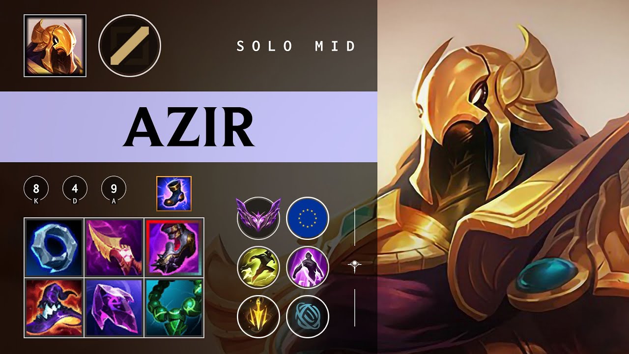 Azir Mid vs Vladimir - EUW Master Patch 26.02