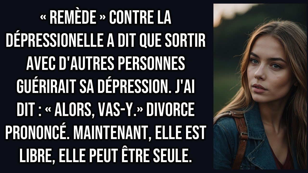 Une femme demande un mariage ouvert lors d'une thérapie de couple, divorce, femme infidèle,