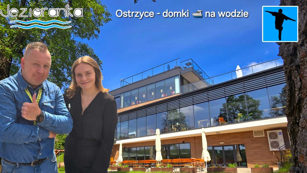 Kaszuby, Ostrzyce,Gmina Somonino, Powiat Kartuski. Jezioranka - domki na wodzie. Maj 2024r.