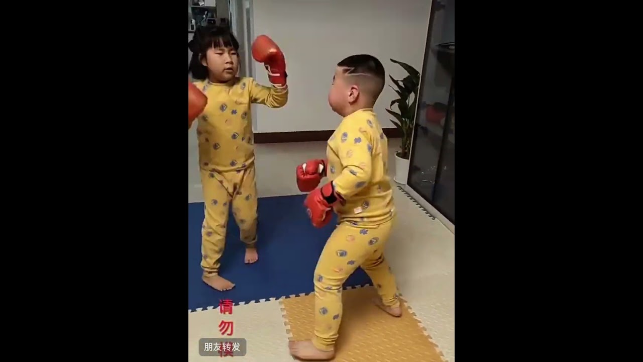 Brother vs sister Boxing