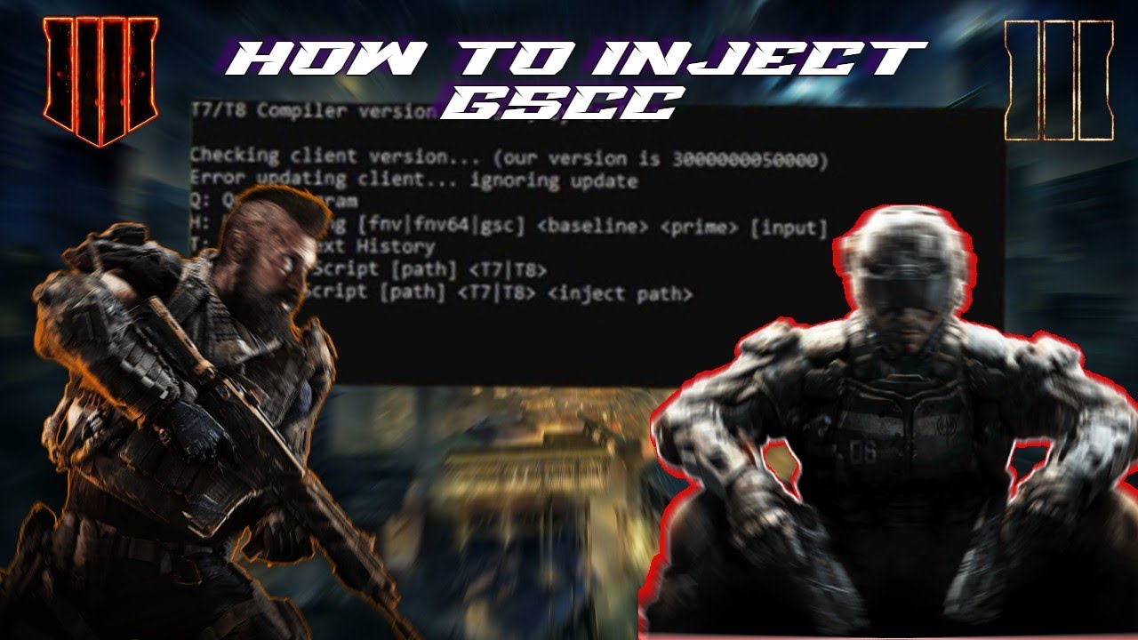 📂 How to inject GSCC BO3/BO4 !!