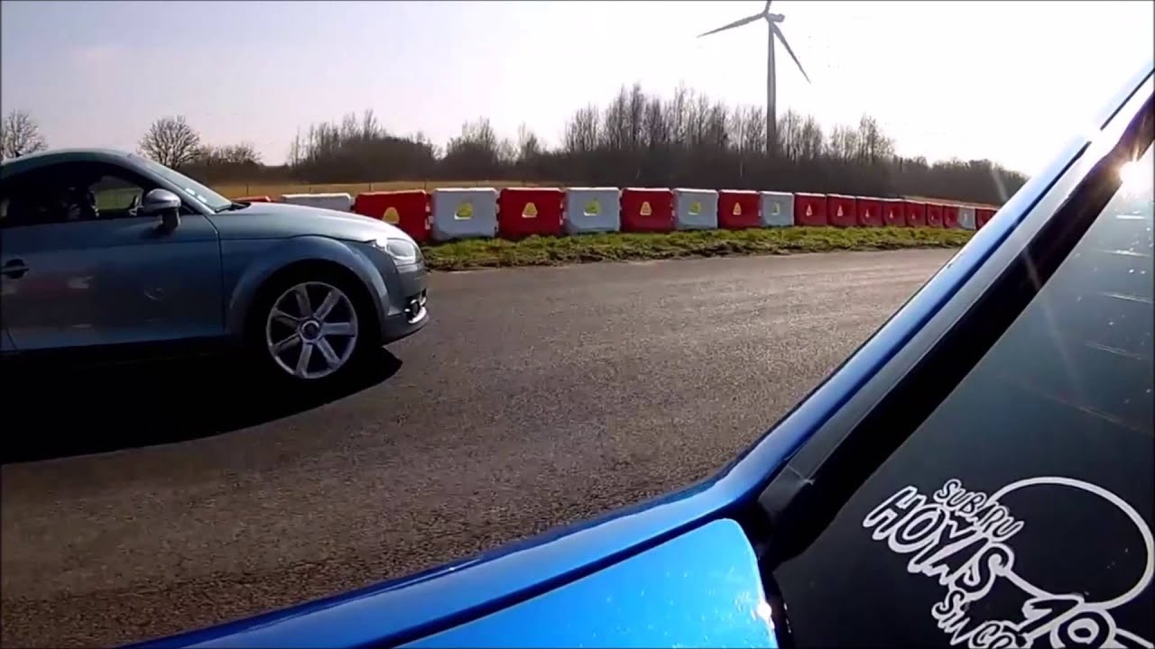Run 400m piste drag Clastres : Audi TT 8j 3.2 V6 Quattro S-tronic