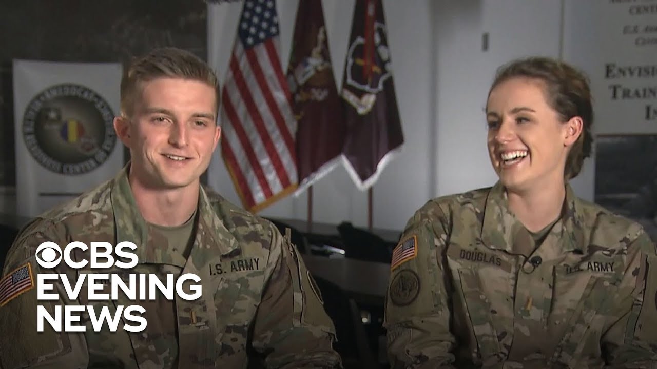 Military couple's emotional reunion after months apart caught on camera