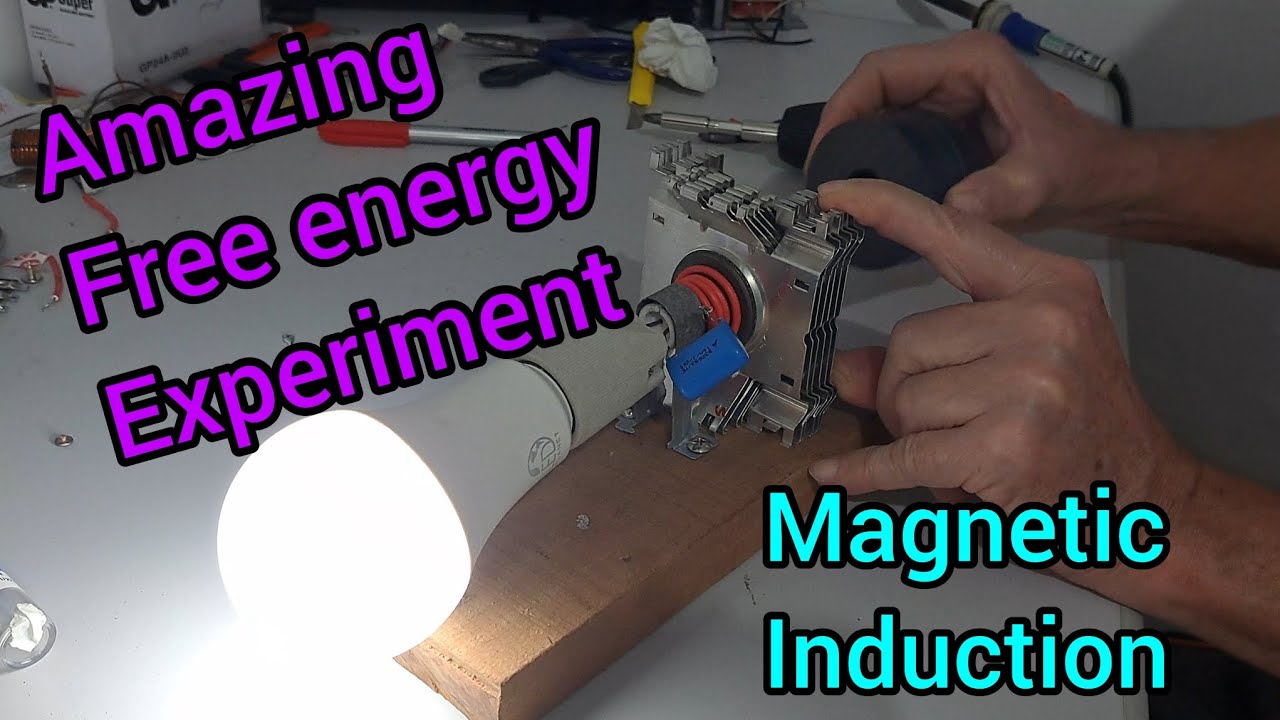 Free energy - magnetic induction experiment