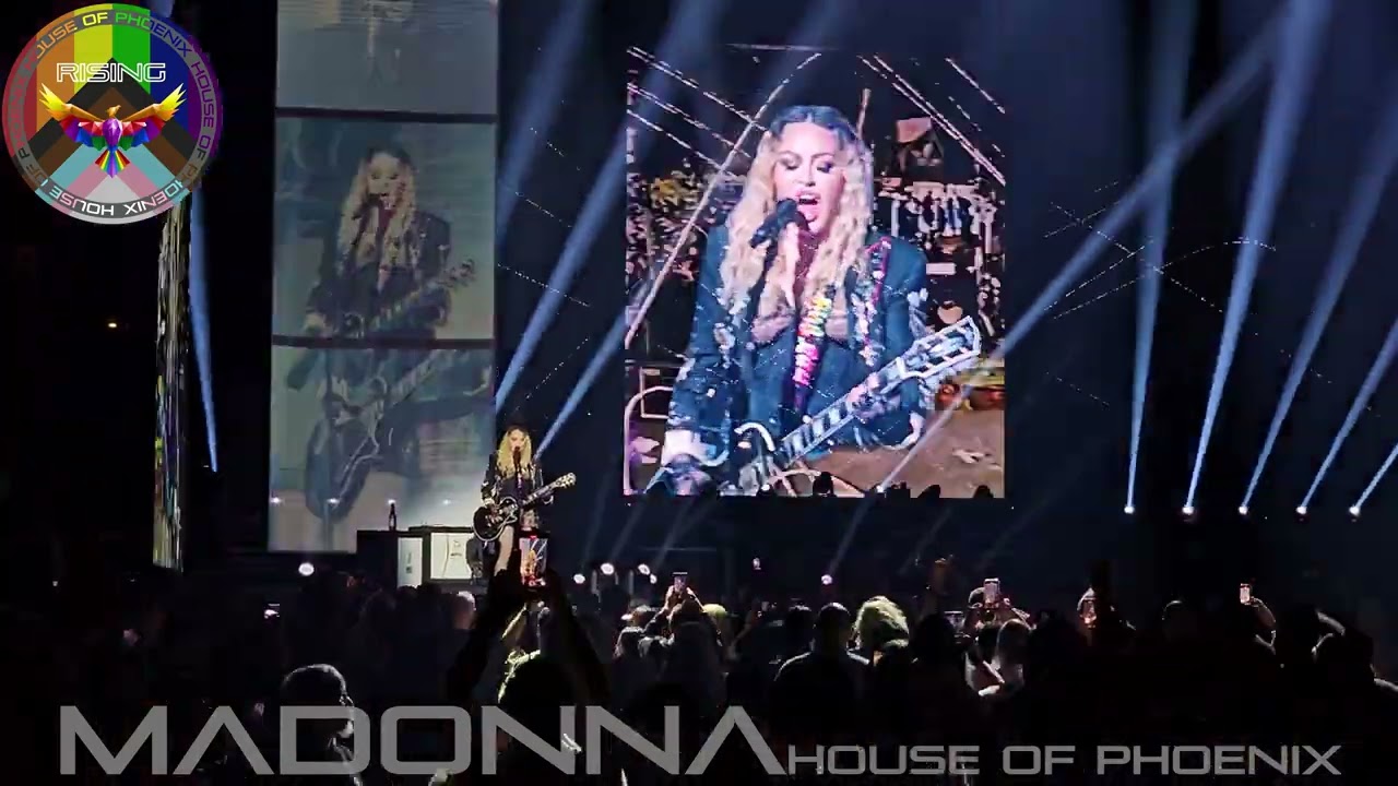 MADONNA   -  LIVE   -  BURNING UP   -  HOUSE OF PHOENIX