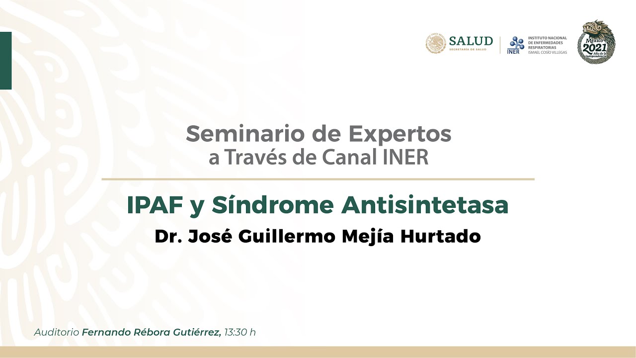 = Seminario de Expertos: IPAF y Síndrome Antisintetasa =
