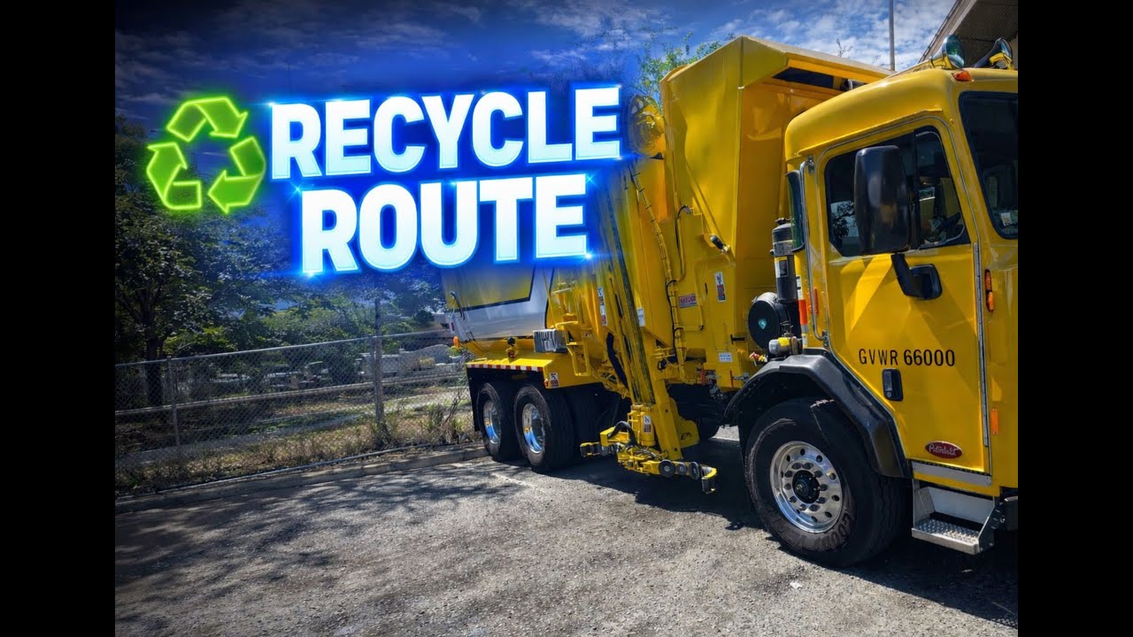 Hawaii Garbage Truck | Recycle Route Continued With DaOpalaMan808