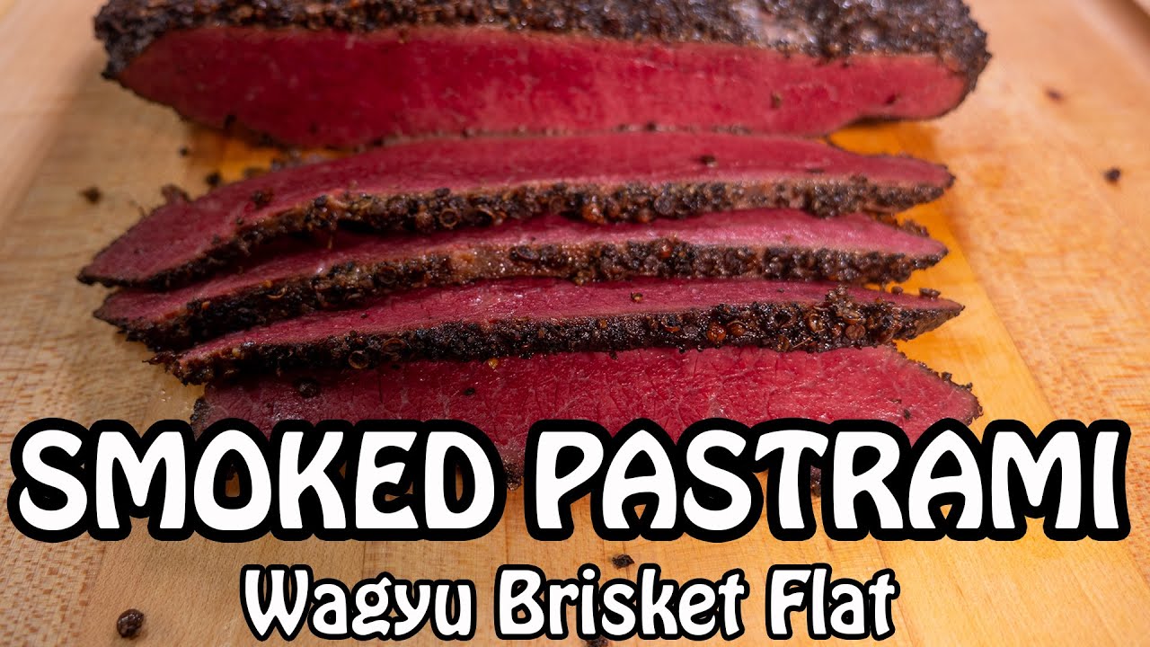 Smoked Pastrami | Wagyu Brisket Flat | Detailed Instructions | 4K