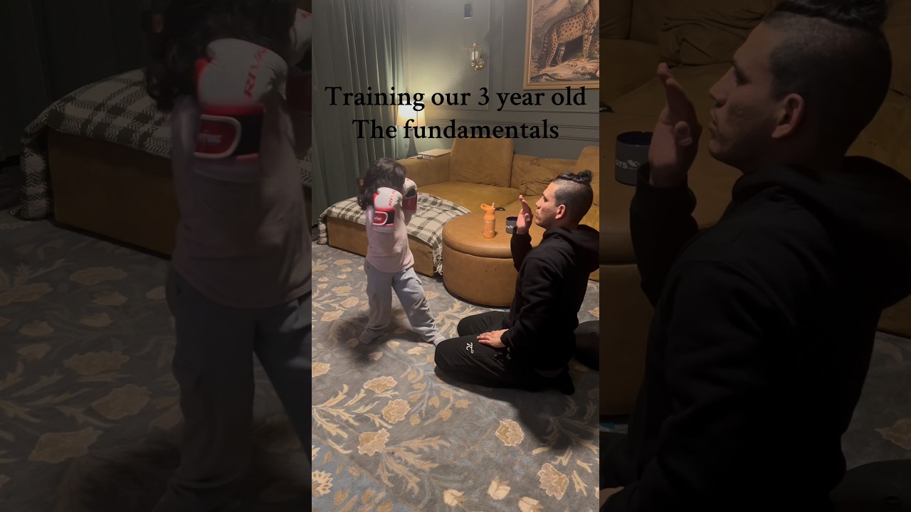 Training our 3 year old 