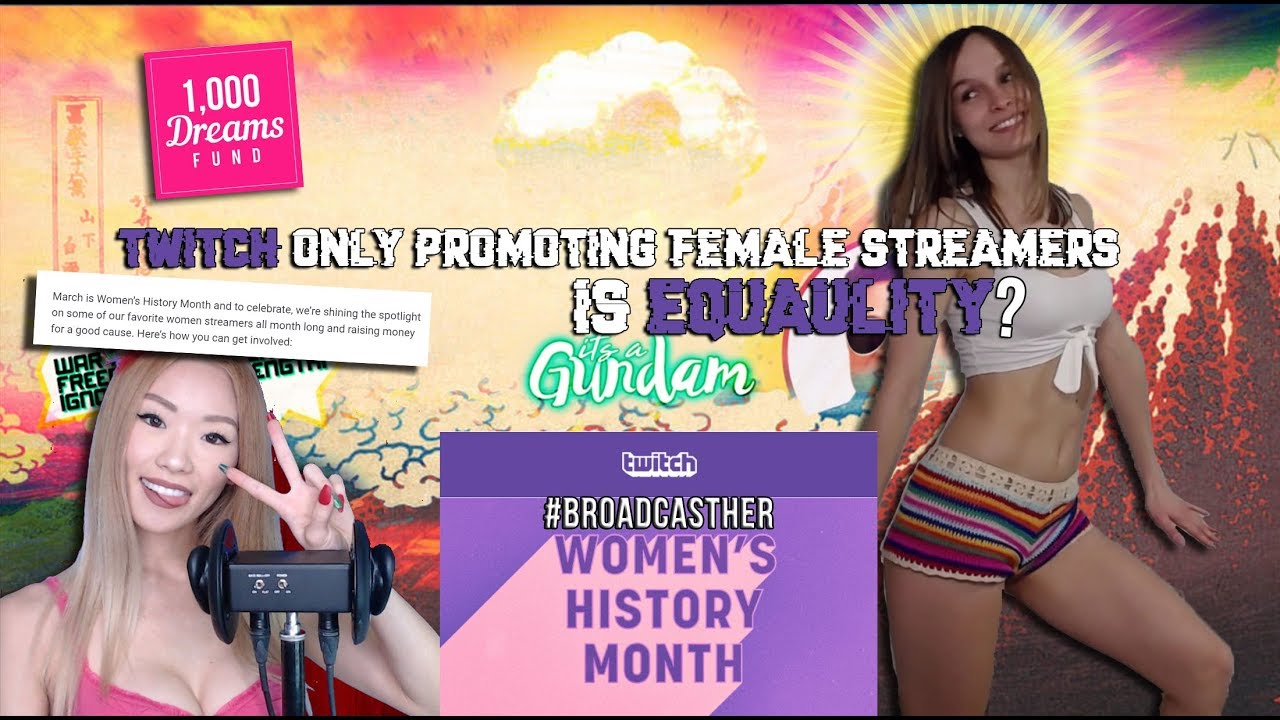 The Most Savage Man On Earth Rants: Twitch Only Promoting Female Streamers = Gender Equality
