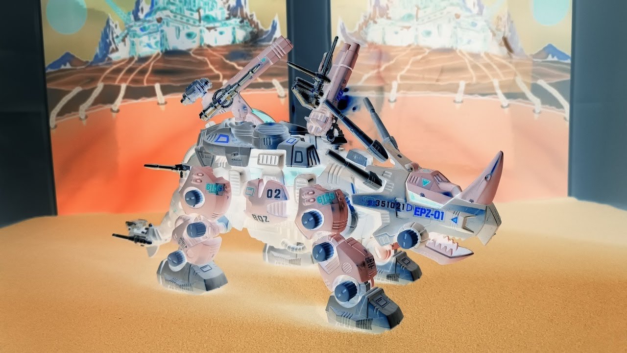 Brutox the Terrible Styracosaurus Robo Strux - 1980's Anthemic Rock Song (Zoids Series 1)