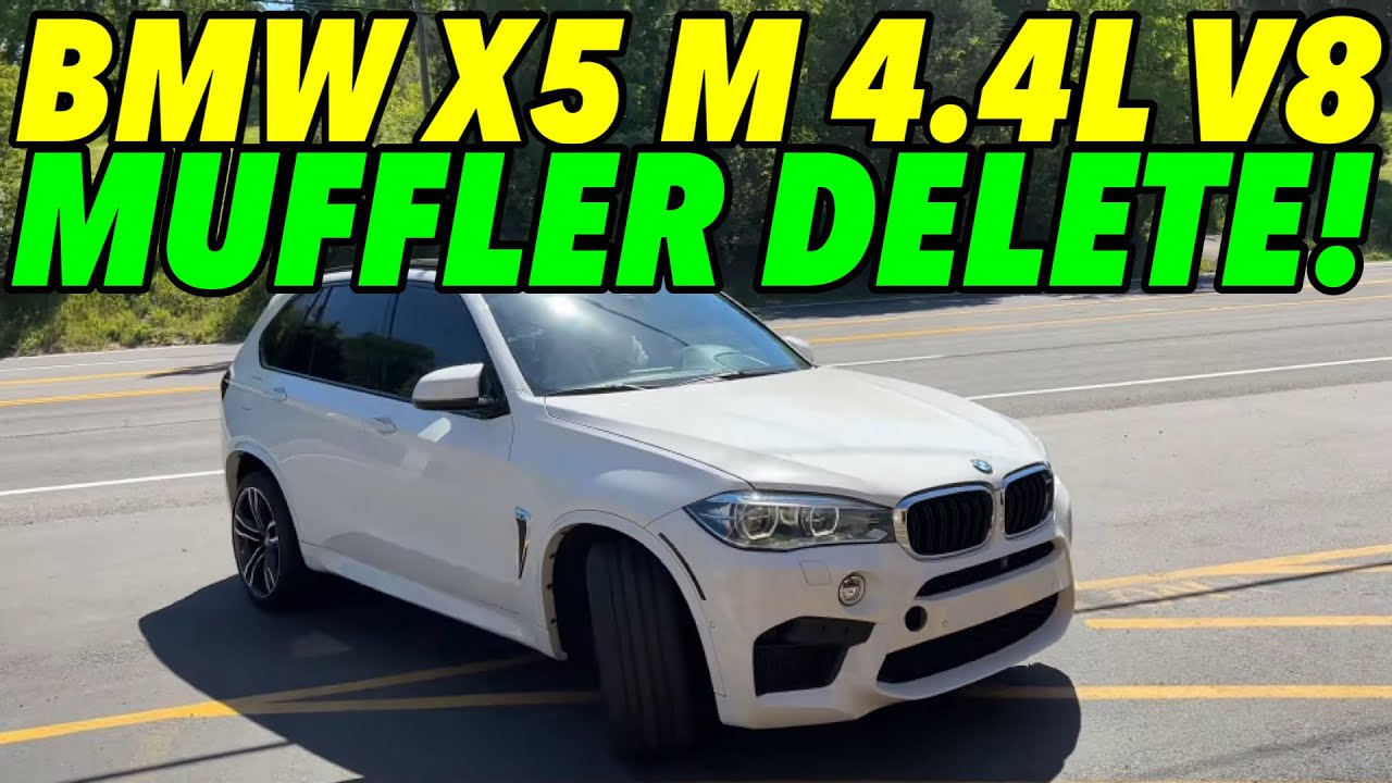 BMW X5 M 4,4 л V8 мощностью 570 л.с. со УДАЛЕННЫМ ГЛУШИТЕЛЕМ!