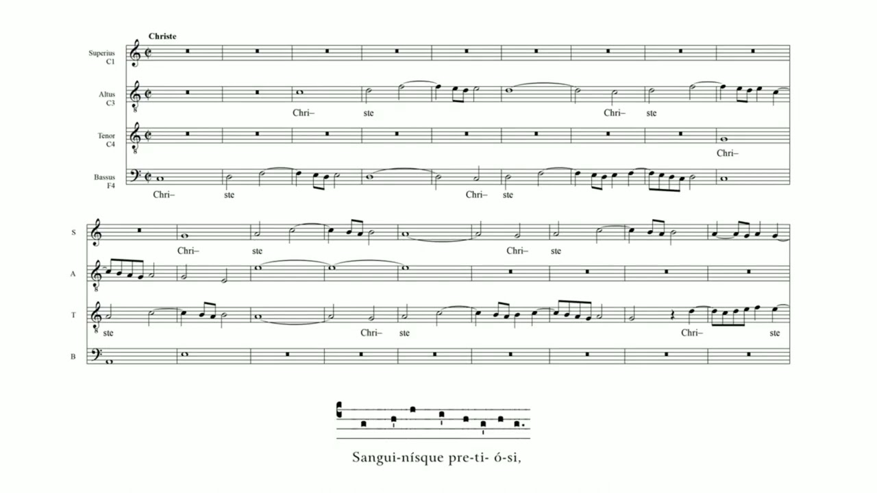 Josquin des Pres: Missa Pange lingua - I. Kyrie (Ensemble Clément Janequin, Ensemble Organum)