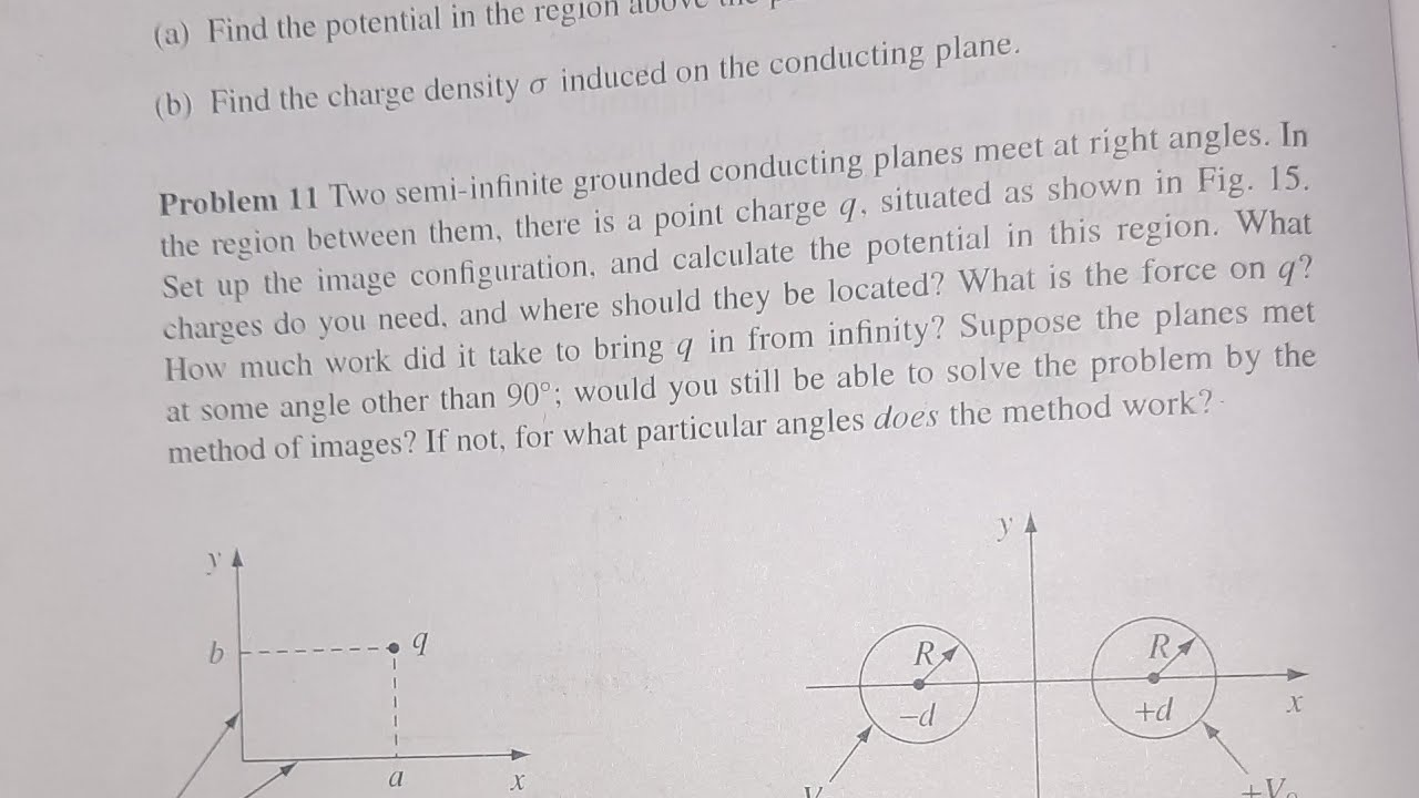Griffiths Electrodynamics 3.11 Problem Solution page 130