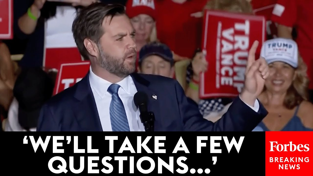 BREAKING NEWS: JD Vance Fields Questions At Campaign Event In Las Vegas, Nevada