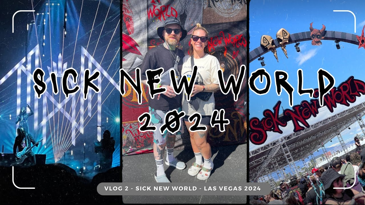 SICK NEW WORLD FESTIVAL VLOG - LAS VEGAS - OUR DAY OUT AND FULL REVIEW - ELLIE AND MITCHELL
