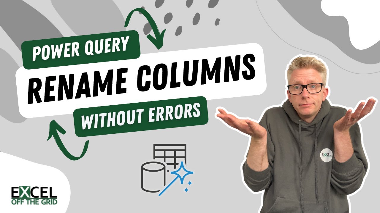 Заменить имена столбцов вложенных таблиц с помощью Power Query | Excel Off The Grid
