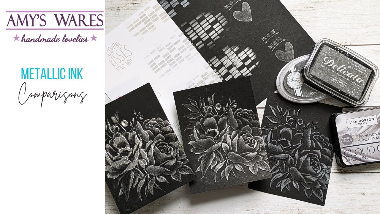 SO MANY OPTIONS! Metallic Ink Pads HOW DO THEY COMPARE? What's Good and What's NOT!